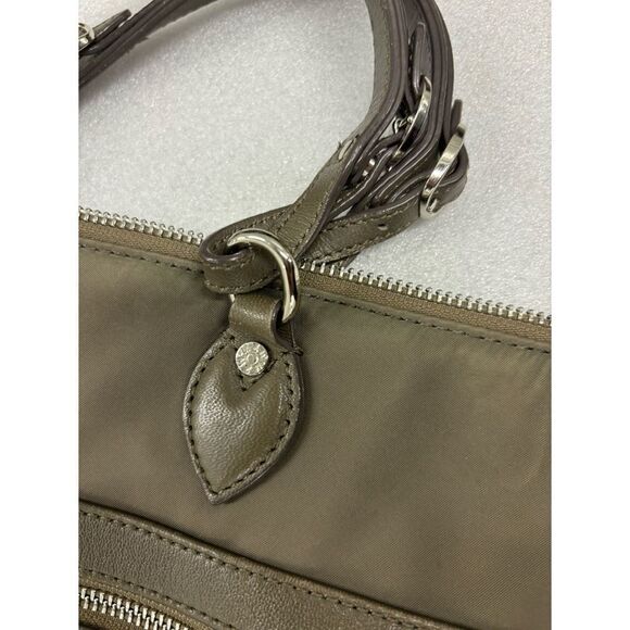 MZ Wallace Andie Bedford Crossbody Satchel Tote Bag in Sage - Picture 9 of 11